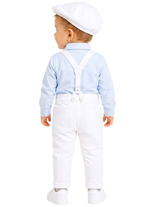TakTakBaby Baptism Suit For Boy Light Blue 5 Pieces