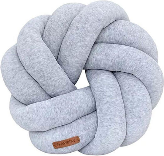 Decorative Cradle Pillow Deco Sparrow Baby Pink Light Blue Grey Dark Blue Salmon Grey Yellow Black Pink 35x35