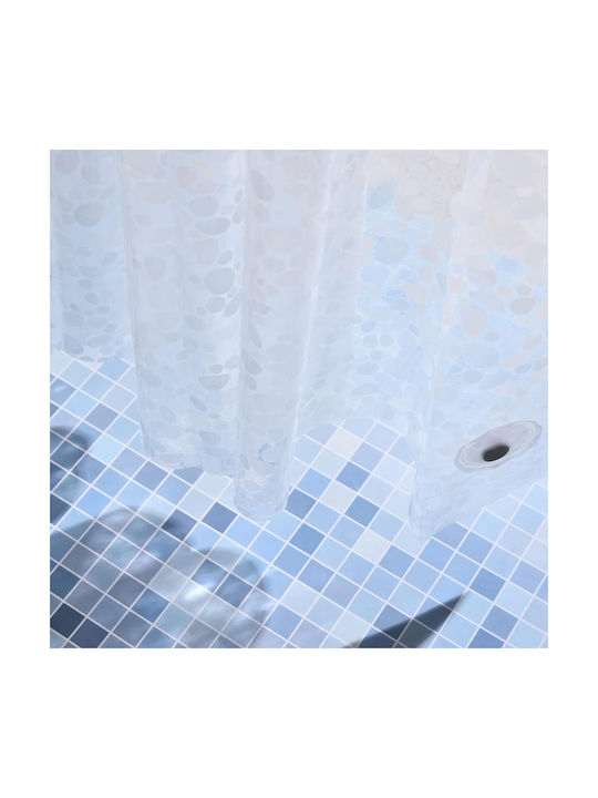 Cortină de duș 180x200cm Transparentă