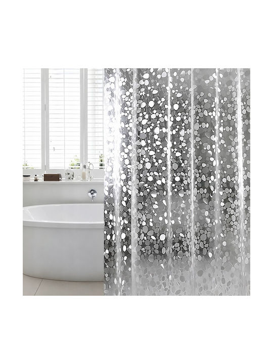 Cortină de duș 180x200cm Transparentă