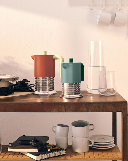 Alessi Espressokocher Für Den Herd Grau