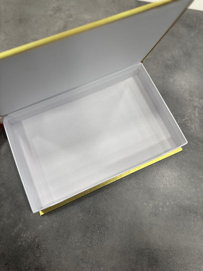 Dekorative Box Silber 16x26x4cm