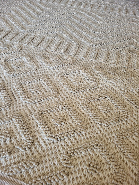 Klonaras Giardino 47 Living Room Rug Rectangular Beige 66x140cm