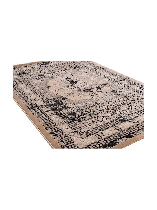 Klonaras Velvet 4437 Χαλί Ορθογώνιο Anthracite / Beige 133x190cm