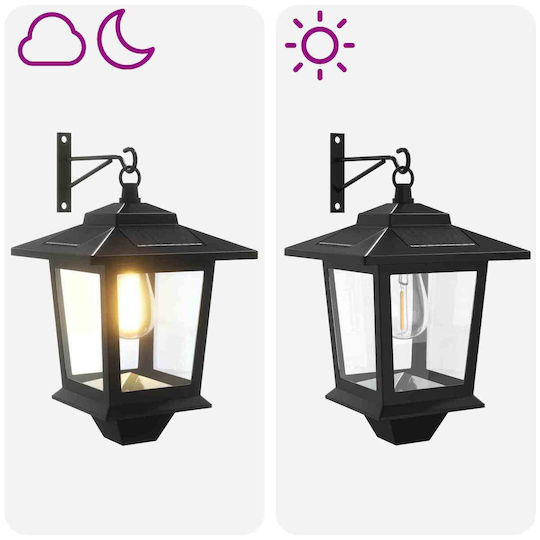 vidaXL Wall-Mounted Outdoor Lighting LED with Warm White Light 19x14x25cm