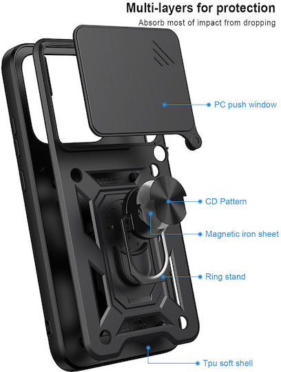 Techsuit Camshield Back Cover Πράσινο (Motorola Edge 70 Pro)