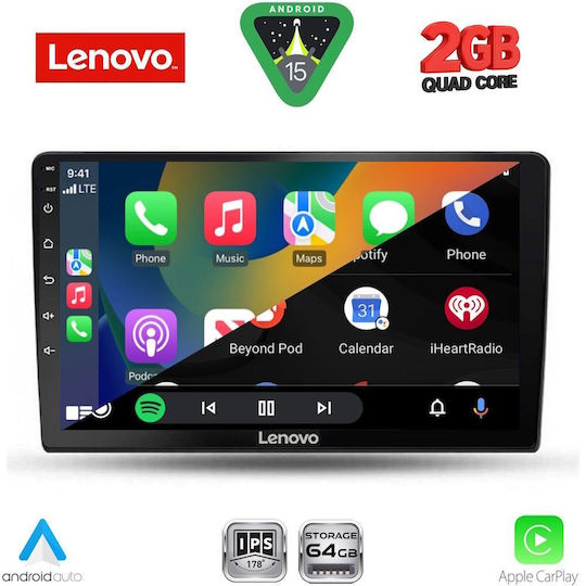 Lenovo Sistem Audio Auto Pentru Ford Ranger 2015-2018 Bluetooth USB Wi-Fi GPS Apple CarPlay Android Auto Cu Ecran Tactil 9"