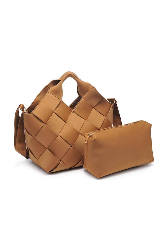 Set Women's Tote Handbag Ecru