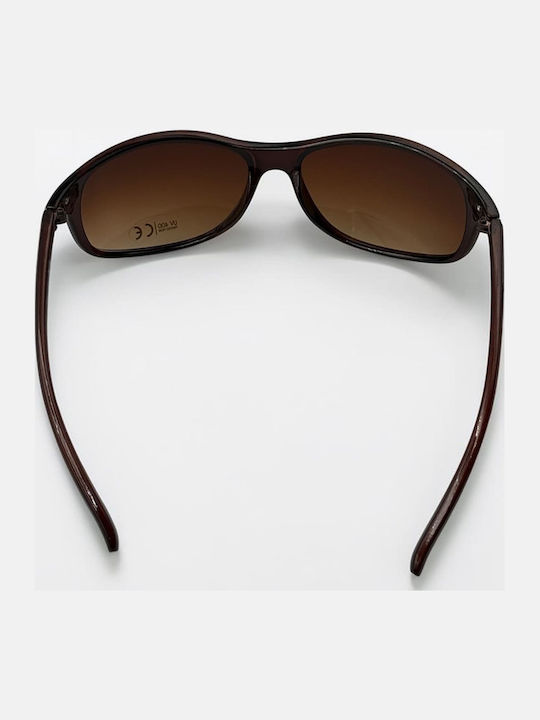 Style Unisex Sonnenbrillen mit Braun Horn umrandet Rahmen