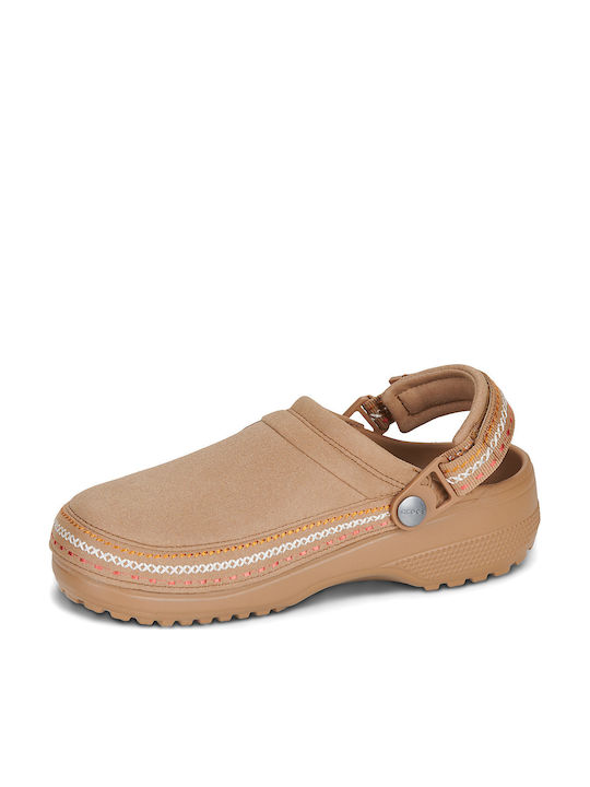 Crocs Saboti pentru femei Maro