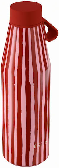 Estia Flow Save the Aegean Recyclable Thermos Bottle Stainless Steel BPA Free 500ml Viva Stripe