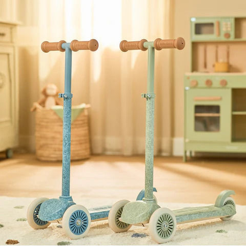 Little Dutch Kids 3-Wheel Scooter for 3+ Years Light Blue