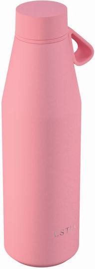 Estia Flow Save the Aegean Recyclable Thermos Bottle Stainless Steel BPA Free 500ml Rose