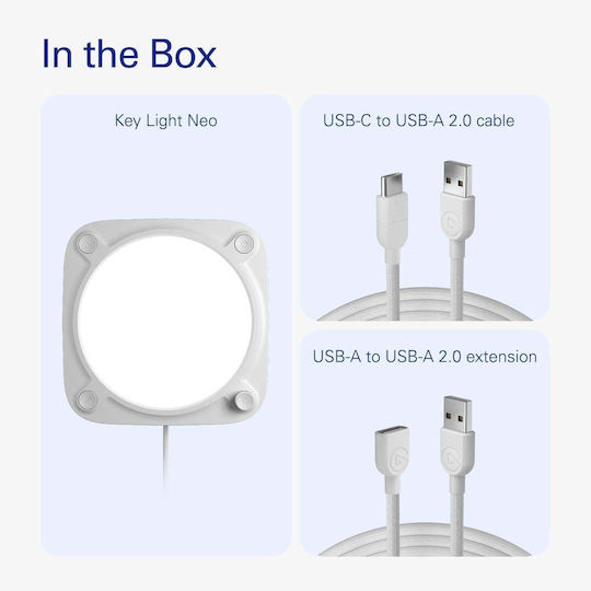Elgato Key Light Neo Lighting Without Mounting Stand White