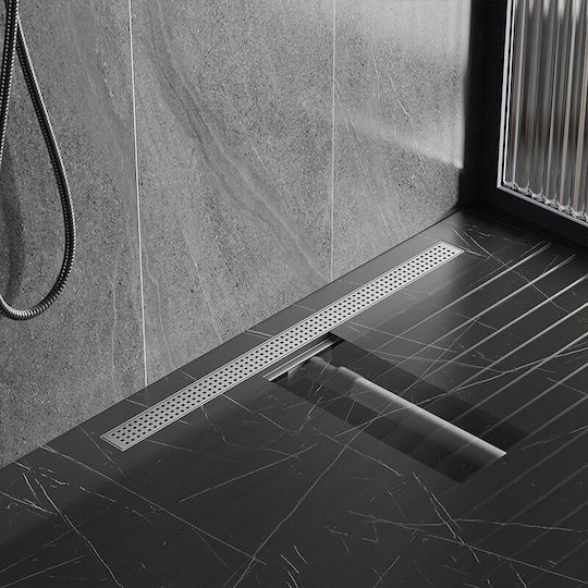 Hydrosan Bodenablauf Dusche mit Ausgang 7,2 mm und Größe 80x7 cm
