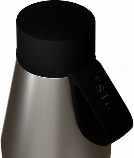 Estia Flow Save the Aegean Recyclable Thermos Bottle Stainless Steel BPA Free 500ml Brushed