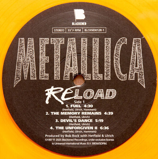 Metallica Reload Vinyl