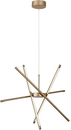 Rabalux LED Smart Ceiling Light Gold 66x66cm Rabalux LED Smart Ceiling Light Gold 66x66cm