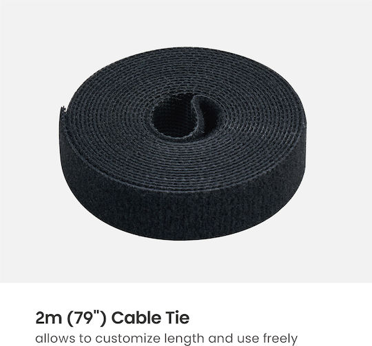 Brateck Office Cable Management Cc11-22-2 Metal 894x167x196mm Black