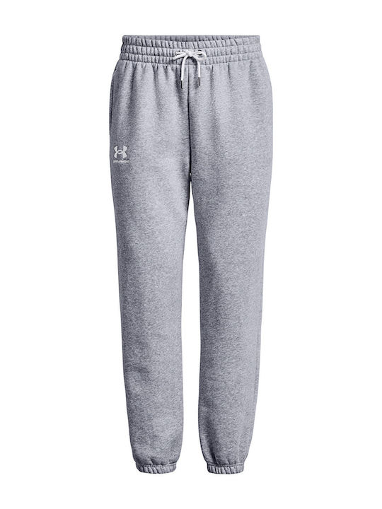 Παντελόνι Φόρμας με Λάστιχο Fleece Mod Gray Light Heather/ White