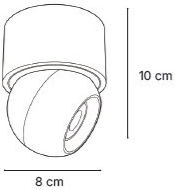 Inlight LED Θερμό Λευκό Σποτ σε Λευκό Χρώμα Inlight LED Θερμό Λευκό Σποτ σε Λευκό Χρώμα