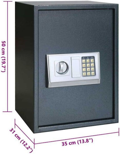 Safewell Brandschutztresor Hotelsafe mit Digitalem Schloss M31xP35xH50cm Gewicht 16kg
