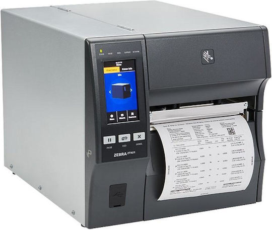 Zebra ZT421 Label Printer Thermal & Direct Transfer USB, Serial, Bluetooth, Ethernet 300 dpi