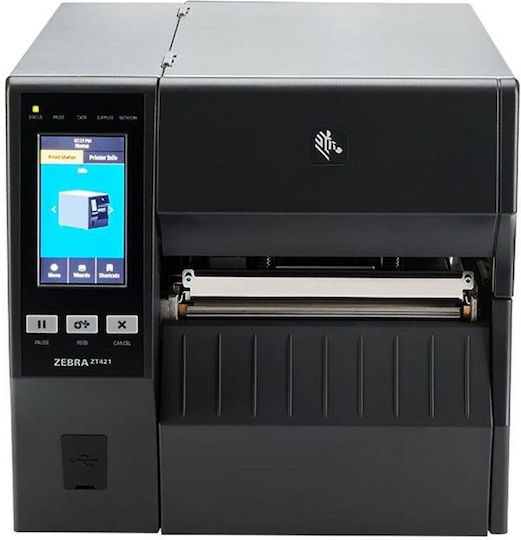 Zebra ZT421 Label Printer Thermal & Direct Transfer USB, Serial, Bluetooth, Ethernet 300 dpi
