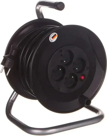 AS Schwabe Extension Reel Cord 25m Black