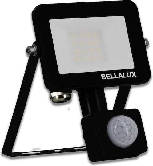 Bellalux Waterproof LED Flood Light 10W Cold White 6500K with Motion Sensor IP65