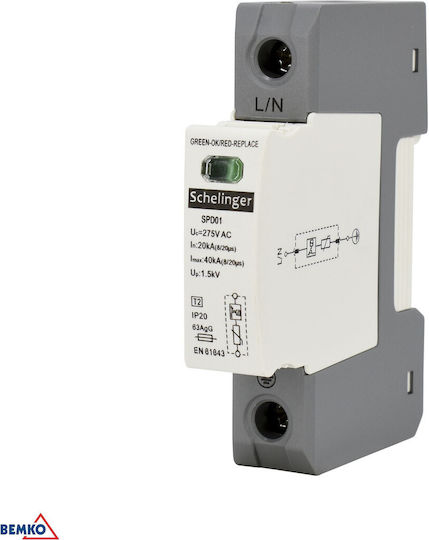Bake Stop 1p 5ka 10/350 Clasa T1+t2 B+c Schelinger
