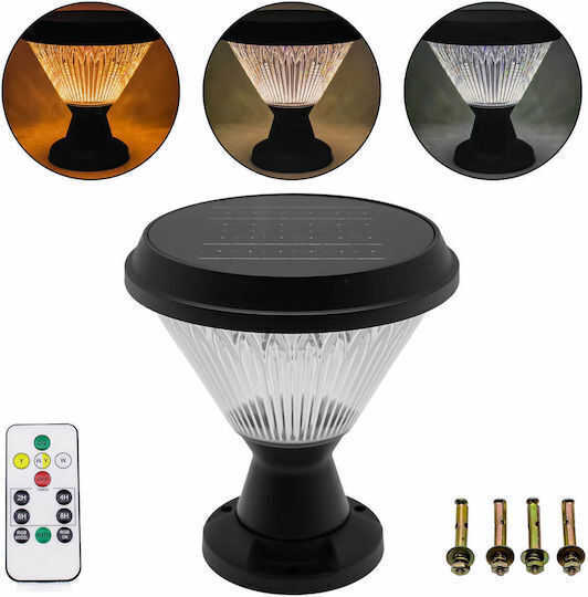 Rixme Tabletop Solar Light Natural White 4000K with Photocell and Remote Control IP67