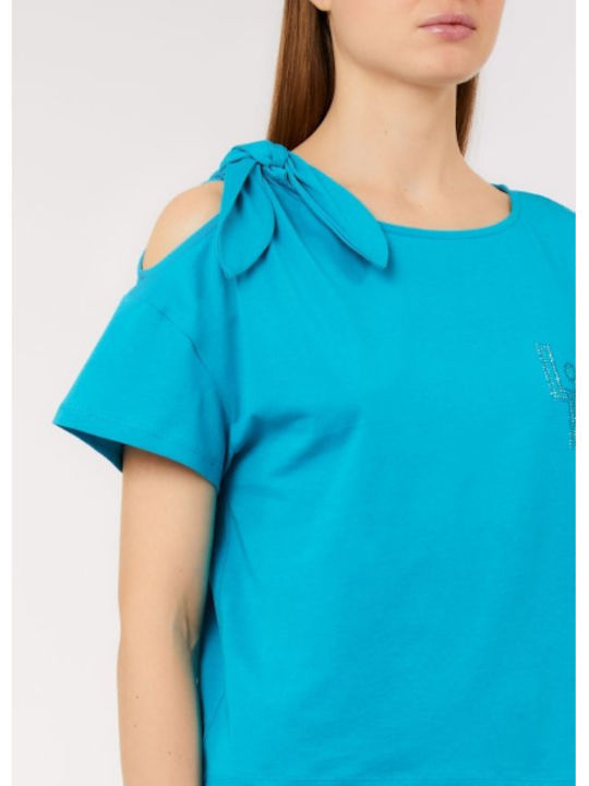 Women's Petrol Blue T-shirt
