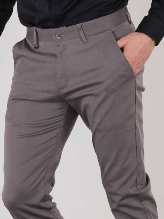 Pantaloni Chino Slim Fit Gri Deschis