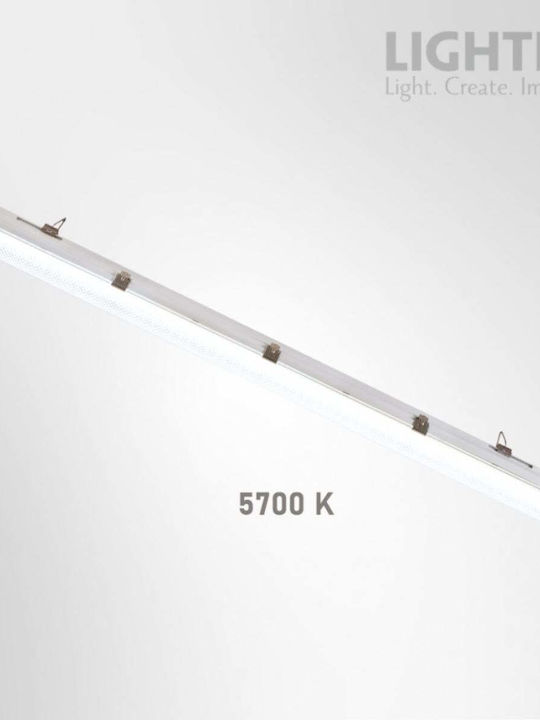 Стенен Линеен LED Осветител IP65 60W с Студена Бяла Светлина
