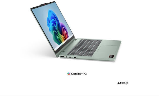 Lenovo Ideapad 5 2-in-1 14AGP11 14" OLED FHD+ Touchscreen (Ryzen AI 400 Series-7 445/16GB/1TB SSD/No OS) Breeze Moss (US Keyboard)