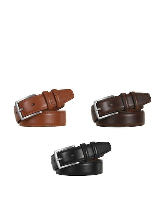 Men's Leather Tabac Brown Belt