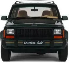 Model Mașină Jeep Cherokee XJ Limited Culoare Verde Hunter Anul 1995 Scara 1:18 Otto Models OT1204