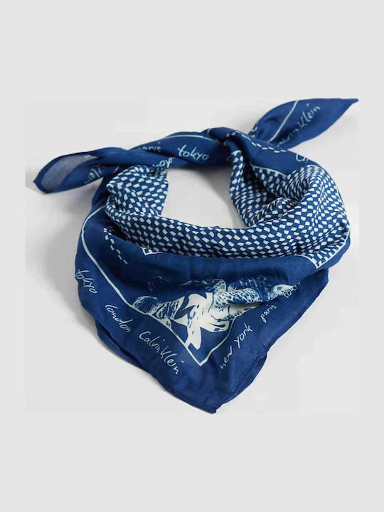 Calvin Klein Women's Blue Scarf
