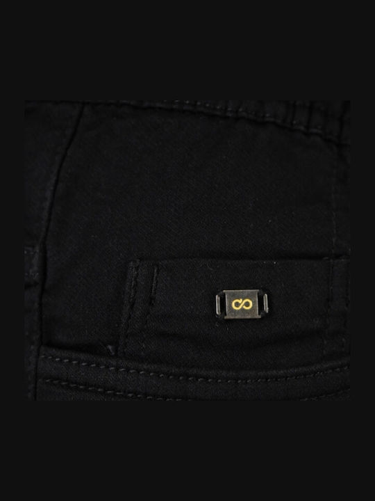 Men's Denim Black Shorts
