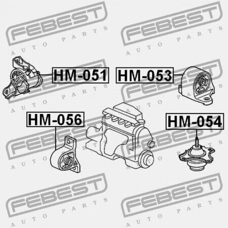 Дясна Хидравлична Тампонна Опора На Двигателя Honda Stream Almas Rn1 2001-2006 Jp 50805-s5a-033