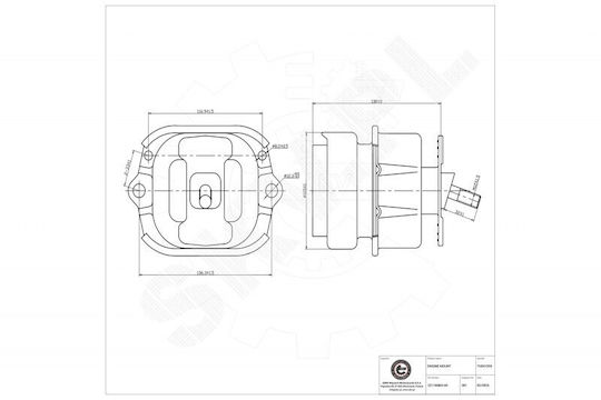Right Engine Mount Bmw X5 X6 22116865146