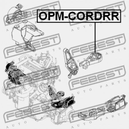 Πίσω Μαξιλάρι Κινητήρα Opel Corsa D 2006-2014 5684206