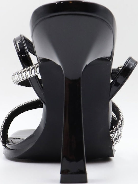 Sandals with Strass Black