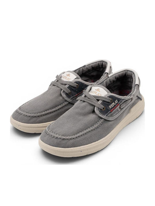 Men's Moccasins in Grey Colour
