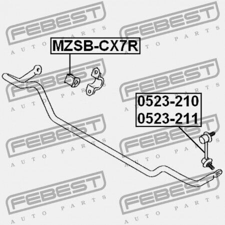 Πίσω Κουζινέτο Σταθεροποιητή Mazda Cx-7 Er 2007-2009 Eu Eg21-28-156a