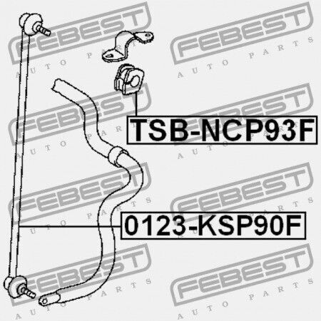 Piese Pentru Partea Frontală A Mașinii Kit Rulment Bara Stabilizatoare Toyota Yaris Ncp9 2005.08-2011.07 Gr 48815-52080