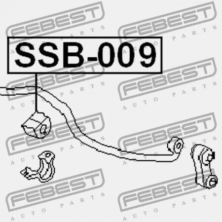Febest Vorderseite Stabilisatorring Subaru Legacy B12 1998.04-2003.06 El 20401-ac031