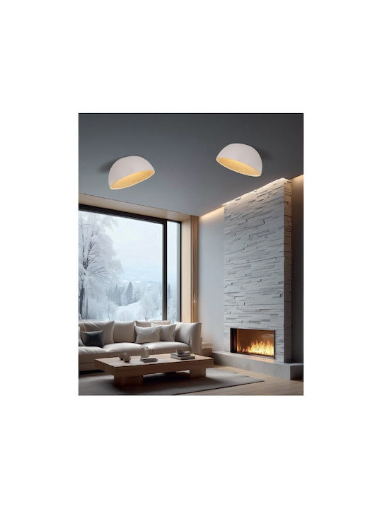 Sun Light Hephaestus Ceiling Light Beige with Integrated LED and Remote Control