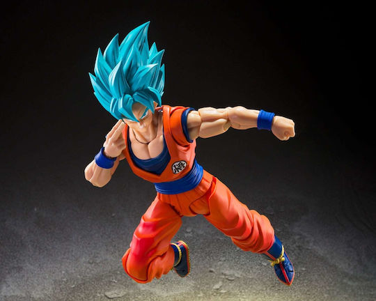 TAMASHII NATIONS Dragon Ball: Son Goku S.h.figuarts Dragon Ball Super: Super Saiyan God Super Saiyan Son Goku (Синя сила, надхвърляща границите) Фигура за действие